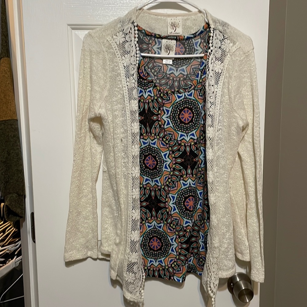 Self esteem cardigan set/ Size M